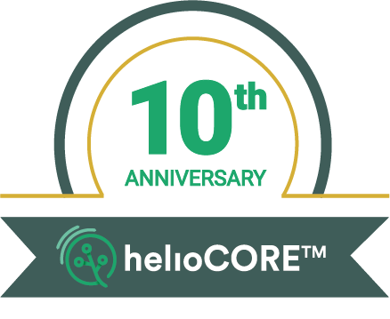 HelioCORE 10 years logo